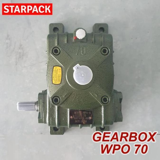 TERMURAH GEAR BOX WPO 70 REDUCER READY STOCK