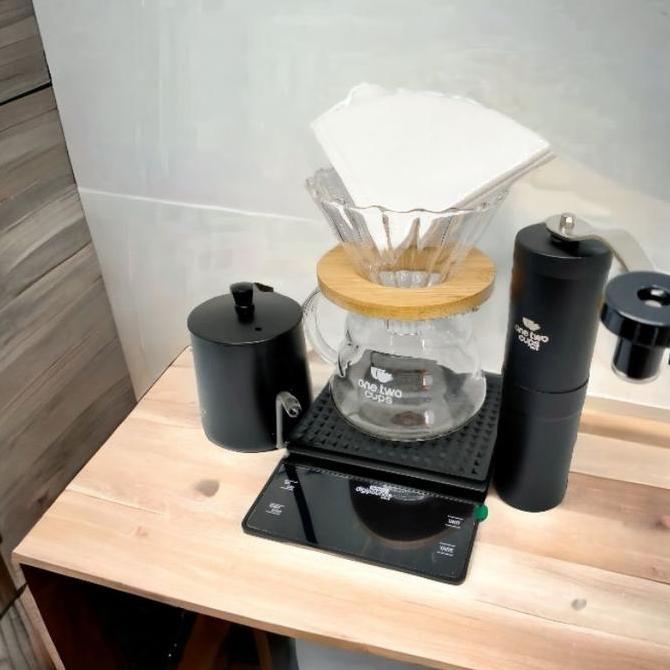 Kit- Paket Alat Kopi Manual Brew V60 / Alat Seduh Kopi Manual