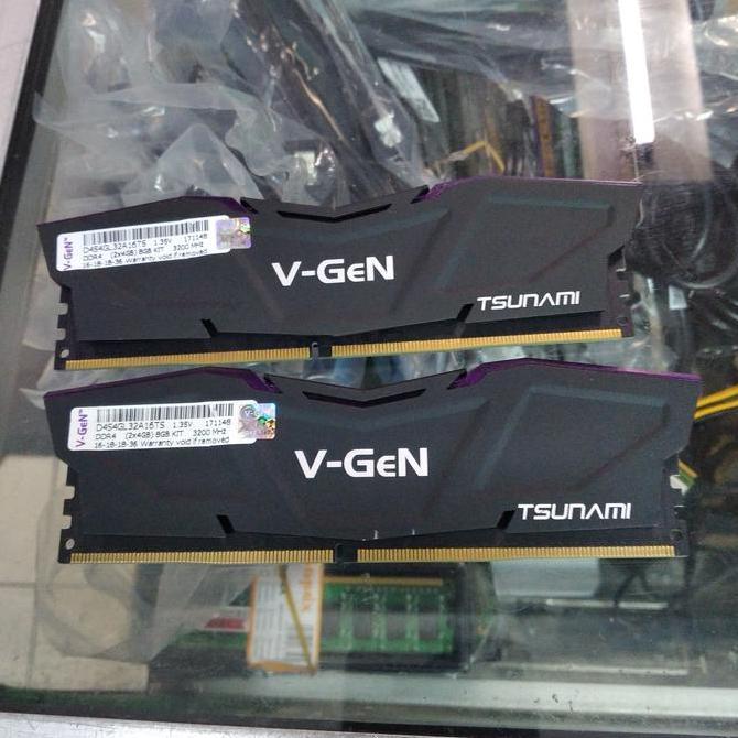 Ram V-Gen Tsunami (2X4) 8Gb Kit 3200Mhz
