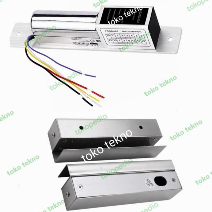 Scrt- Dropbolt 5 Wire + Breket Dropbolt Pintu Kaca - Akses Door ( 1 Set )