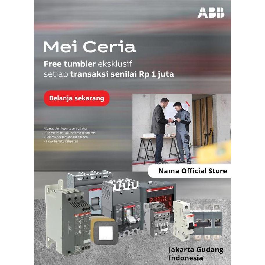 Murah Abb Af16-30-10-13 100-250V50/60Hz-Dc Contactor 1Sbl177001R1310