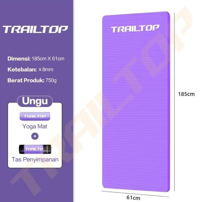 Matras Olahraga Trailtop Matras Yoga Matras Olahraga Tebal Matras Olahraga Karpet Olahraga Karpet Yo