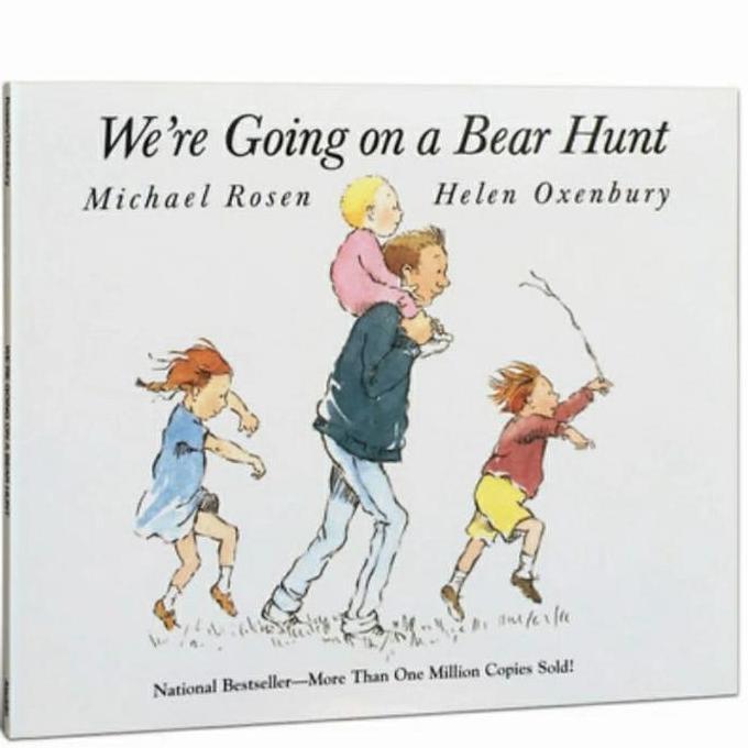 we're going on a bear hunt buku gambar buku anak