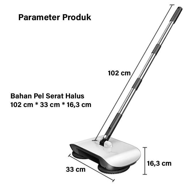 BEST DEALS SAPU LANTAI OTOMATIS 1085 - ULTRA BROOM SAPU DORONG ALAT PEMBERSIH LANTAI OTOMATIS