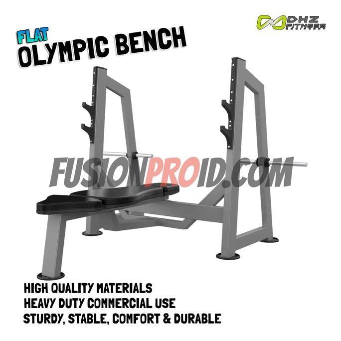 DHZ Olympic Bench Flat Commercial U3043 E3043 Bangku Gym Komersial