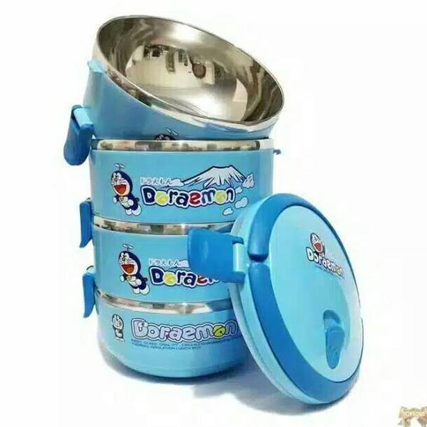 Sale marvelashop Rantang 4 Susun Karakter Hellokitty Doraemon Minion