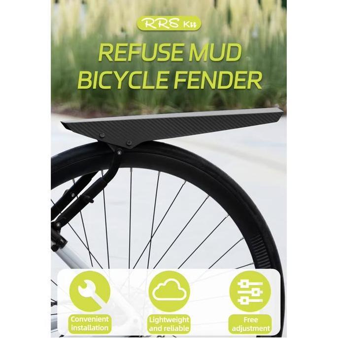 Murah Bike Fender Spakbor Wing Mudguard Ass Saver Lightweight Sepeda Roadbike MTB Gravel Non COD