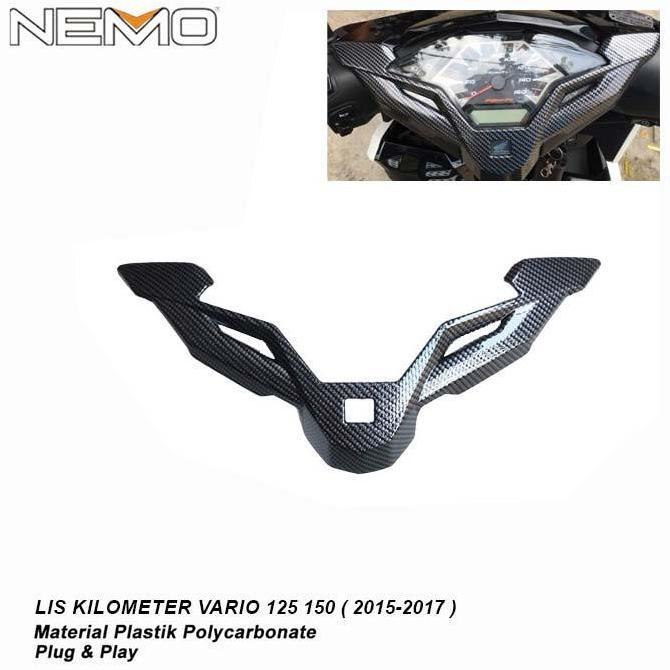 Garnish Cover Spedo Speedometer Vario 150 / 125 New Carbon