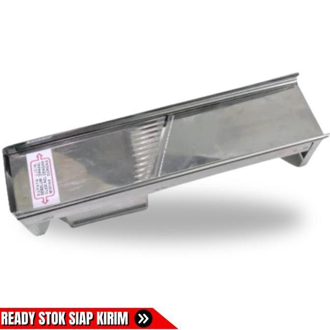 PROMO Parutan keripik kentang pasah gelombang stainless pemotong keripik kentang alat iris keripik b