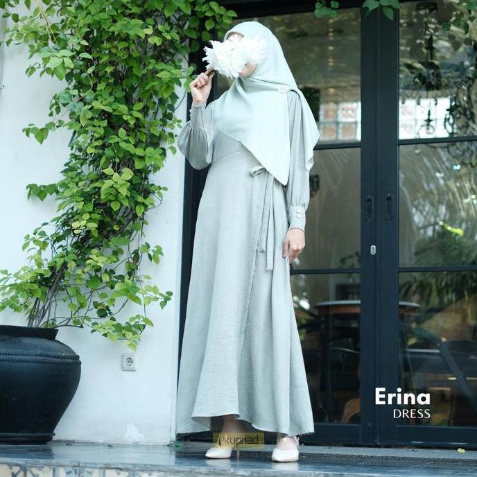 Kupnad Gamis Premium Polos - Erina Dress