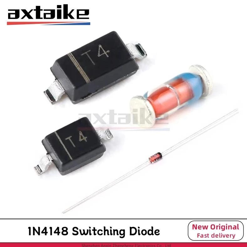 100PCS IN4148 1N4148 DO35 LL4148 LL34 1206 SOD80 1N4148W T4 SOD123 1N4148WS 0805 SOD323 1N4148WT SOD