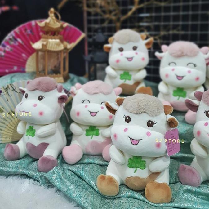Hiasan aksess boneka lucu imlek 2021 kerbau