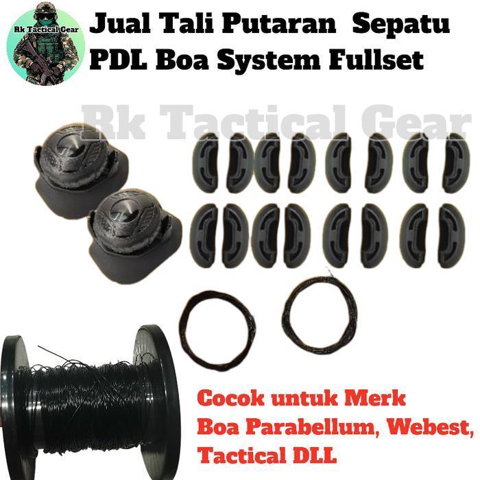 Tali putar Lacing System /Boa System / Tali Sepatu   PDH PDL Olahraga