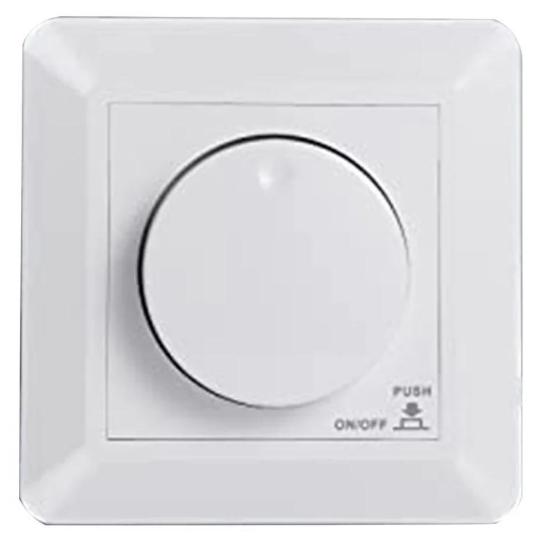 LED Dimmer Switch, Flush-Mounted Dimmer for Dimmable LED and Halogen, 5-300 W Dimmer Switch LED, Pha