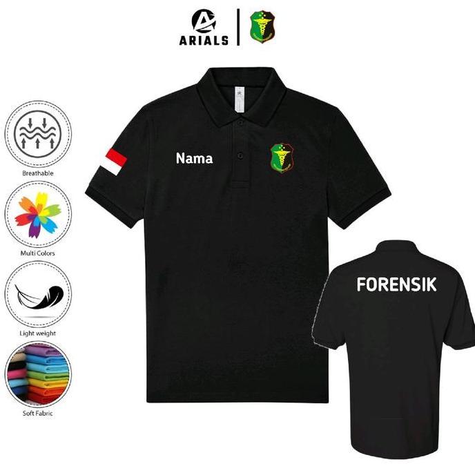 Arials Polo shirt Baju Kaos Kerah FORENSIK KEDOKTERAN DAN KESEHATAN