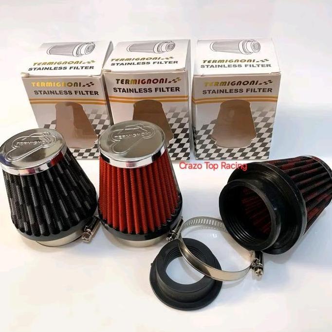 Filter Carbu Stainless Stenlis Filter Koso PE 24/26/28/30/32 Universal Motor MURAH