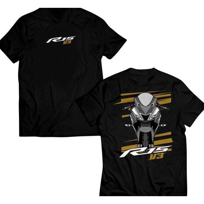 Tshirt v3 kaos R15 Katun Combed  Lembut Nyaman