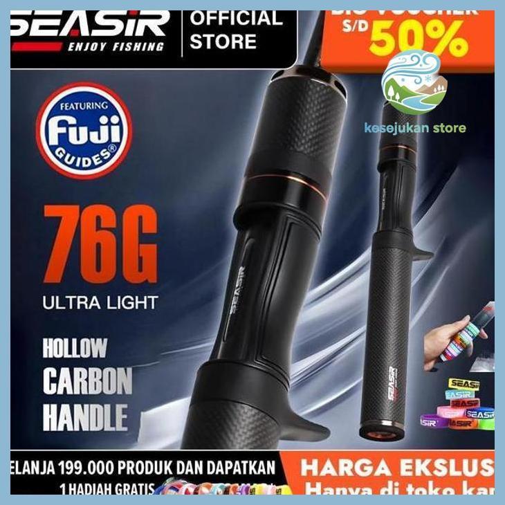 (PANCING) SEASIR BLACK ARROW JORAN PANCING, FUJL O JORAN BC CASTING/SPINNING 1.5M/1.68M/1.8M 76G BER