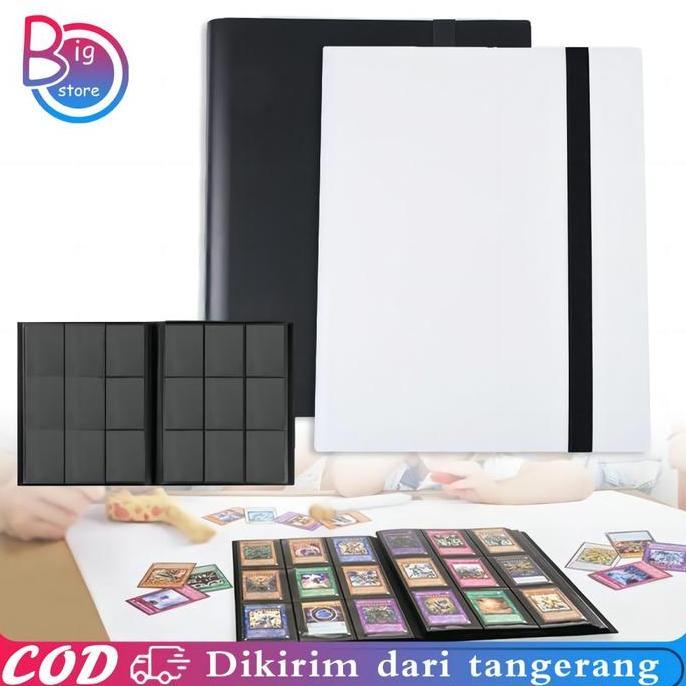 Koleksi Buku Photocard 360pcs 9 Slot Buku Koleksi Kartu A4 Album Foto Card Album Kartu Album Koleksi