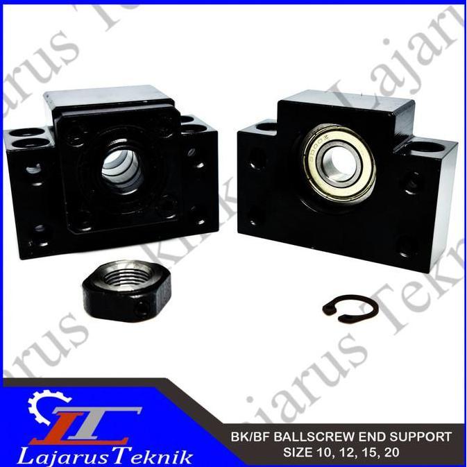 BK 12 + BF 12 Ball Screw End Support (Ballscrew BK12 + BF12 set)