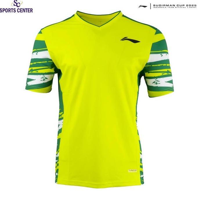 TERMURAH New Kaos / Jersey Badminton Lining Player Series Sudirman Cup ATSUB29-3 / ATSUB29 Yellow RE