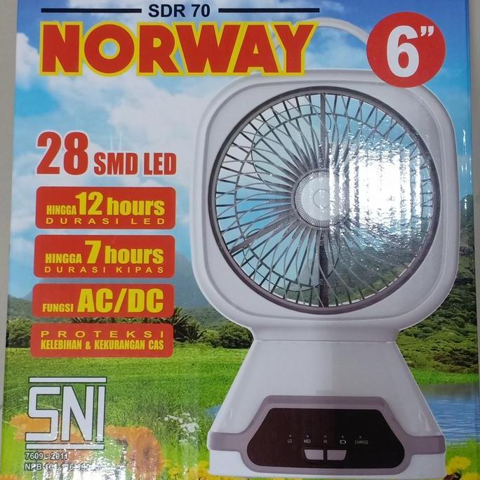 KIPAS + LAMPU EMERGENCY ARASHI 138 NORWAY Promo