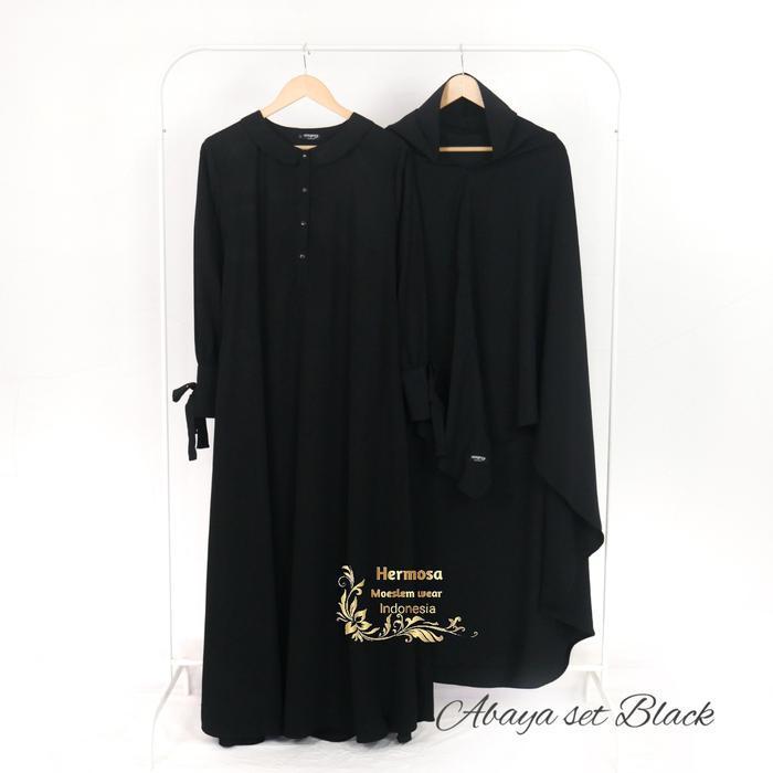 (Terbaru) [Setelan Abaya Dan Khimar Jumbo Hermosa Semua Warna] Setelan Abaya Dan Khimar Jumbo Hermos