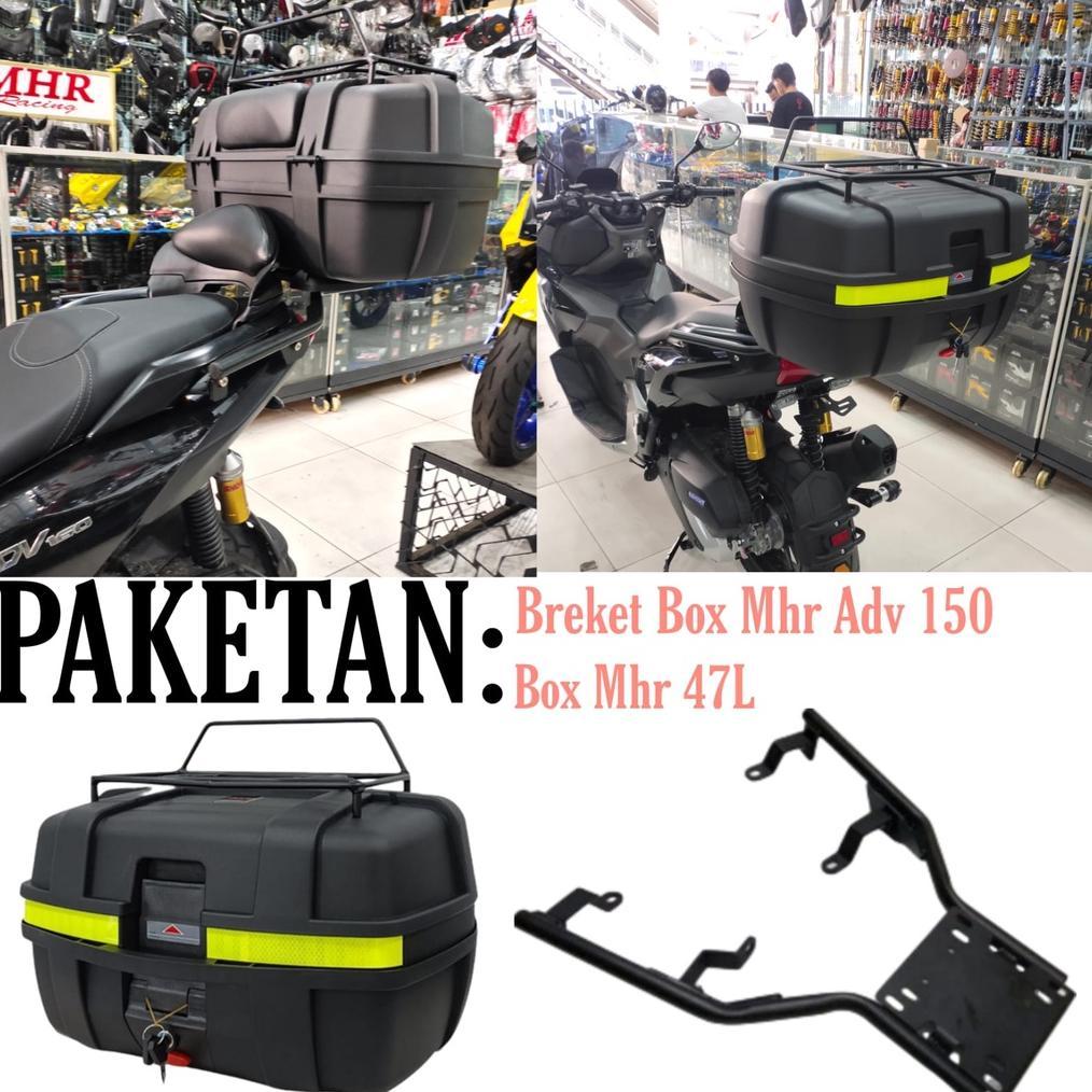 Paketan Box Motor Box Belakang Motor Honda All New ADV-150 / ADV-160 Box 47L + Bracket Box Honda ADV