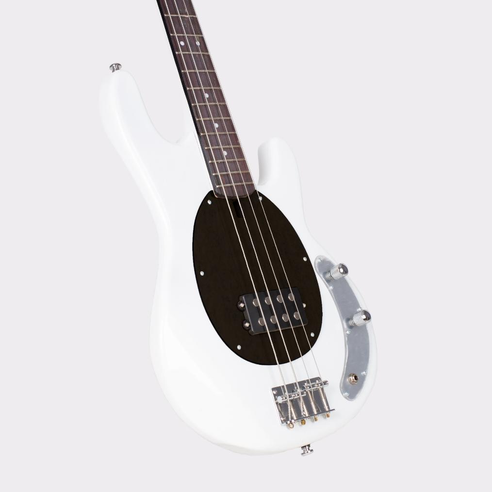 Bass Listrik / Elektrik Musicman Stingray White
