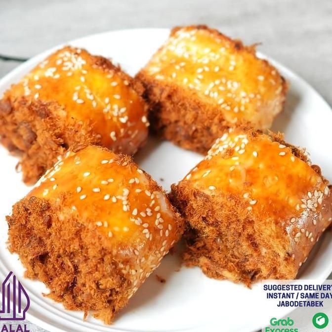 [PROMO] Roti Abon Gulung Orilla Bakery 8 Pcs Abon Sapi Premium & Full Butter Wisjman Asli Floss Roll