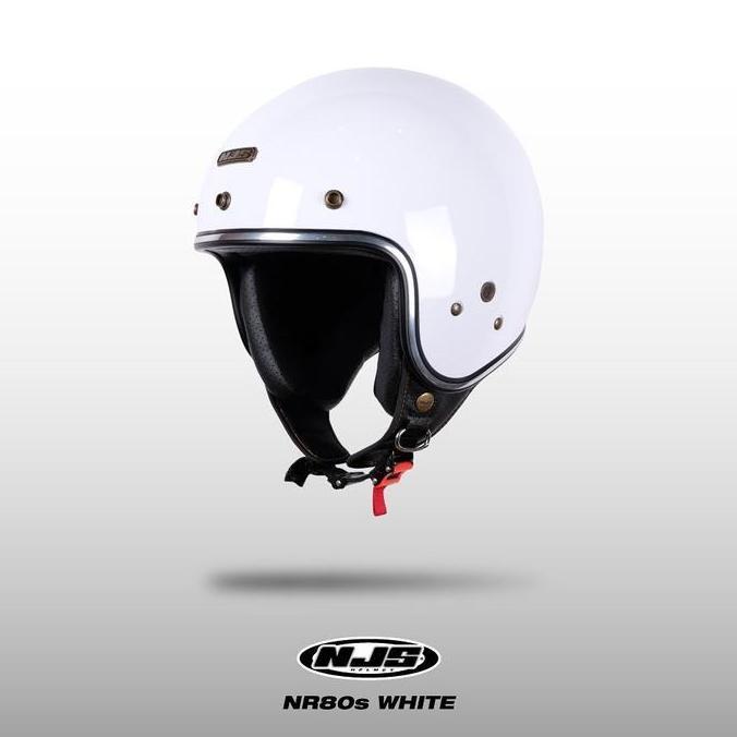 NJS NR80's Solid List Chrome -Helm Retro | Helm NJS | NJS Retro | Retro | NJS NR80S | NR80S POLOS | 