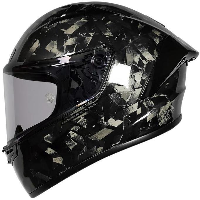 NJS ZX-1R GT Carbon Forged Gloss/Doff - Helm Full Face