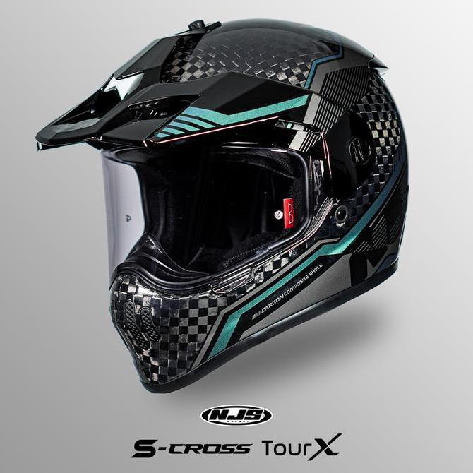 NJS S-Cross Carbon Tour X - Helm Full Face