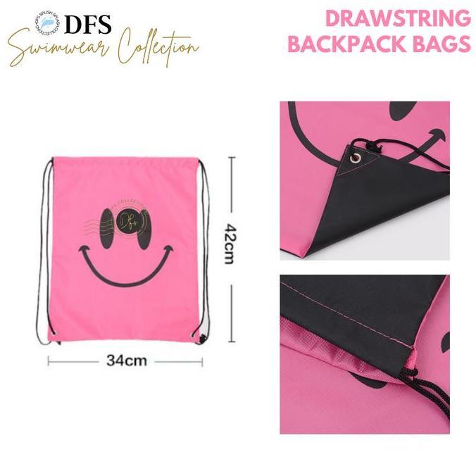 DFS _ KIDS DRAWSTRING BAGPACK - TAS SERUT  ANAK MOTIF FASHION KODE 1090