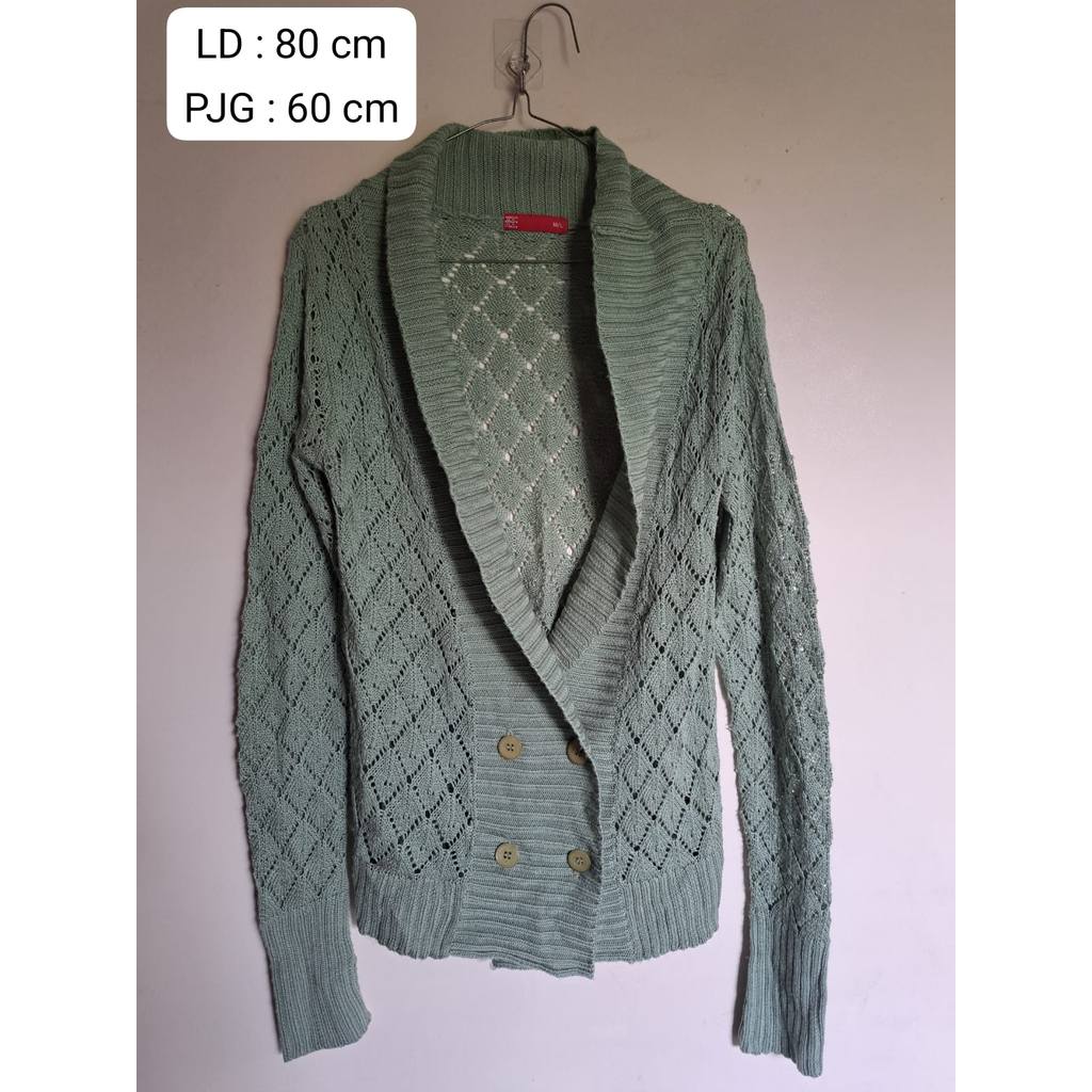 Kardingan Rajut Wol