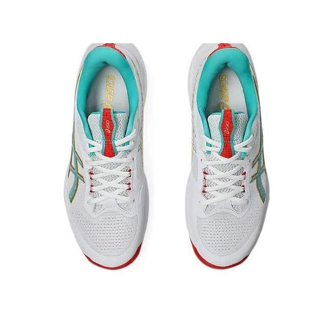 Sepatu Wanita Asics Netburner Ballistic Ff 4 White Sea Glass 1052A090.960