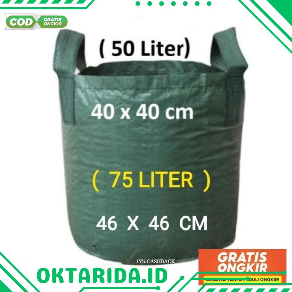 PLANTER BAG 35 / 45 / 50 / 75 DAN 100 LITER ( MERK EASY GROW ) - 2025 COD Termurah Terlaris Berkuali