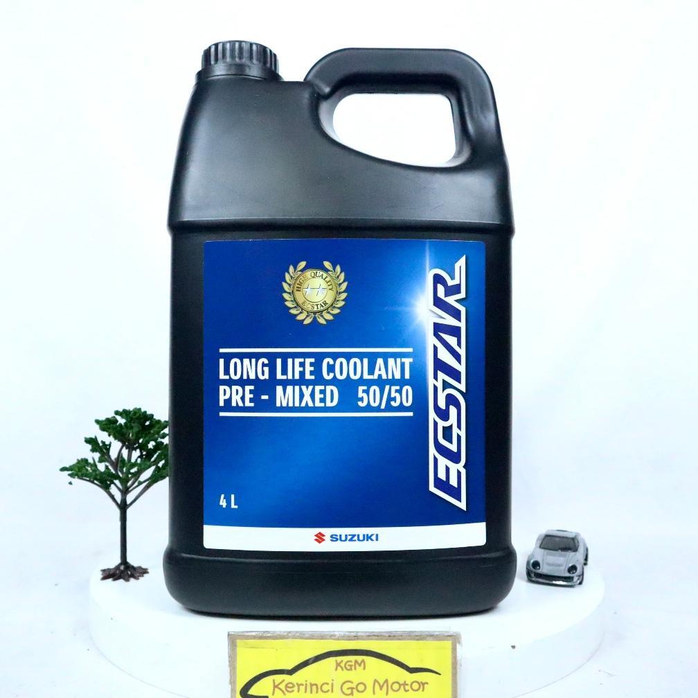 SGO Ecstar Air Radiator Coolant 50/50 Hijau 4 Liter Cairan Pendingin Mobil Motor Long life Pre Mixed