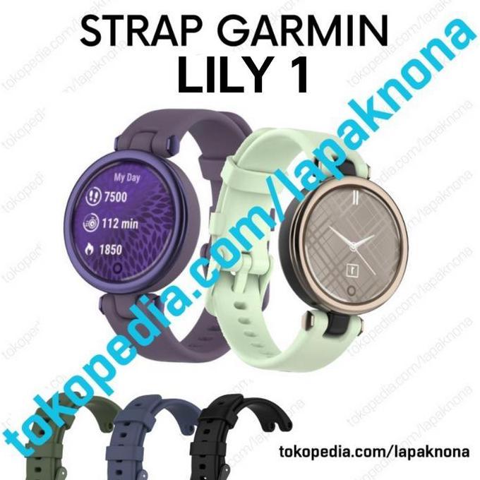 Strap Garmin LILY Tali Jam Tangan Silicone Sport Silikon Lembut lily