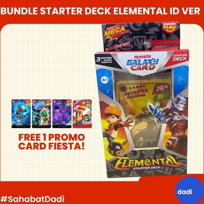 Dadi Boboiboy Galaxy Starter De Bonus Card Mainancard Game