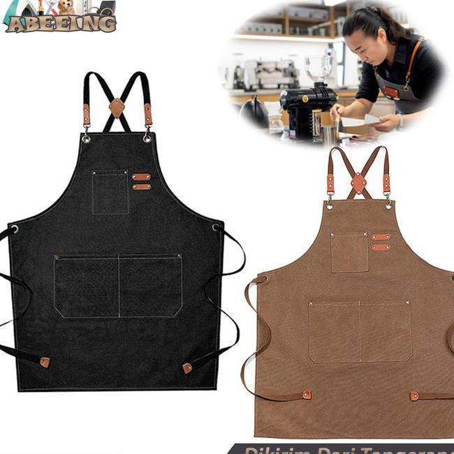 Apron Barista Wateroof Apron Chef Profesional Appron Bartender