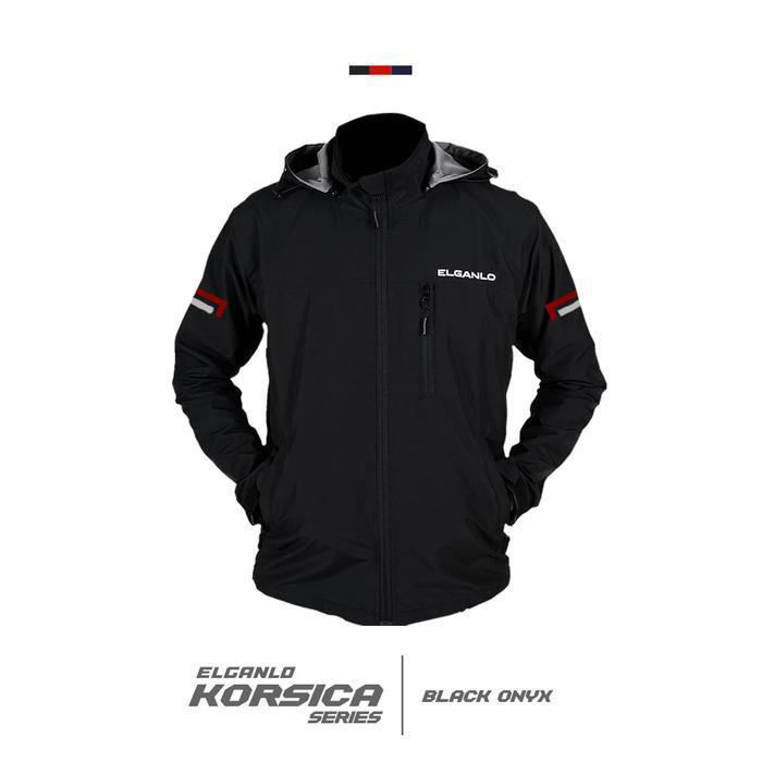 Elganlo - Jaket Motor Pria Windbreaker Jaket Touring Anti Angin & Anti Air Sport Korsica Series Bisa