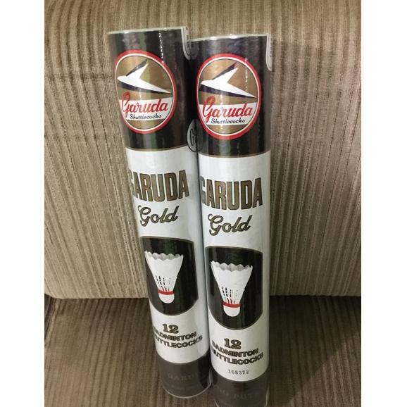 Garuda Gold PUTIH Shuttlecock Cock Kok Bola Bulu Tangkis Badminton Original