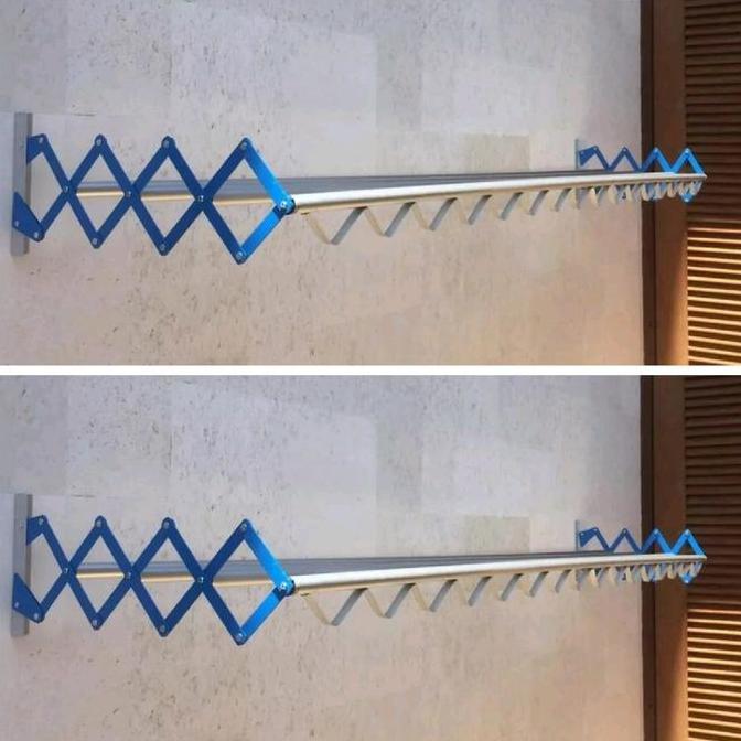 TERMURAH JEMURAN DINDING LIPAT 2 METER READY STOCK