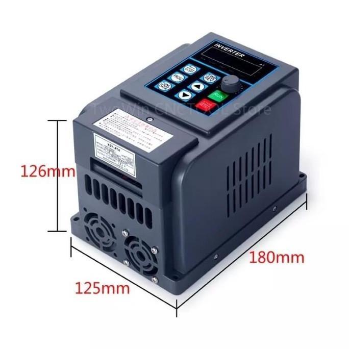 AT4 AC 220V Single Phase to AC 380V three Phase VFD Motor Inverter 1.5KW