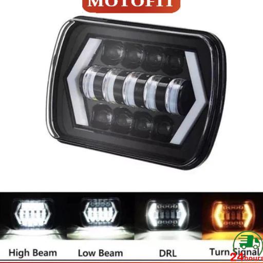 NEW Lampu Led Kotak 7inch Jeep Katana Feroza L300 - Headlamp lampu utama mobil motor Kota