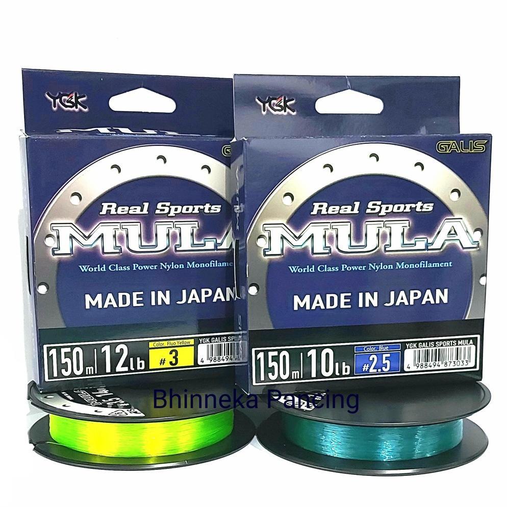Senar YGK MULA 150 Meter 12 Lbs | 10 Lbs | 8 Lbs | 6 Lbs | 14 Lbs | 16 Lbs | Alat Pancing Unggulan