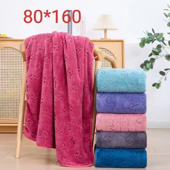 handuk mandi dewasa jumbo 80x160 handuk mikro fiber jumbo