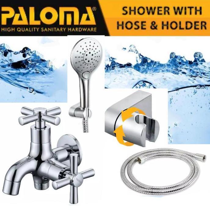 HAND SHOWER PAKET PALOMA SET KAMAR MANDI KERAN AIR DINGIN KRAN