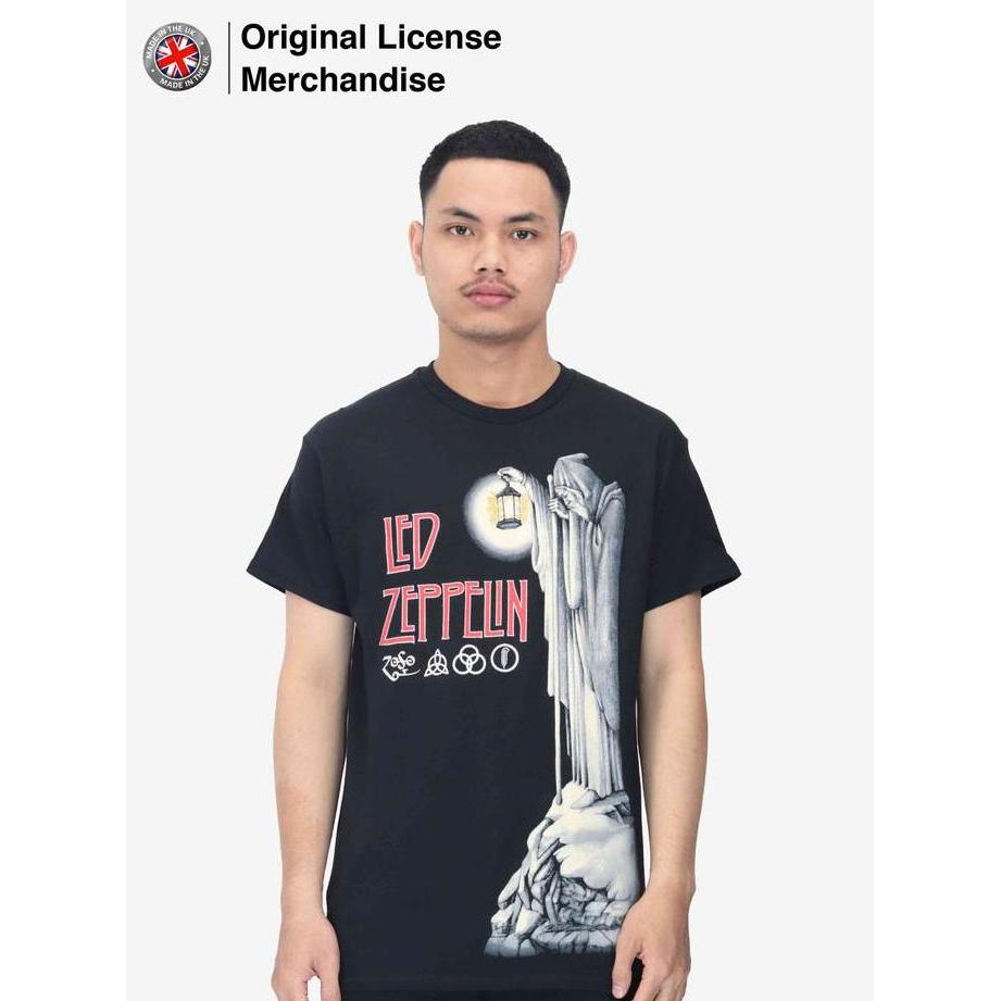 Kaos Baju Tshirt Import Pria Rock Musik LED ZEPPELIN Original Hermit